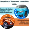Hycote - Bombe de peinture Apprêt Hycote - Acrylique - Blanc - Auto/Moto/Scooter - 400ml-1