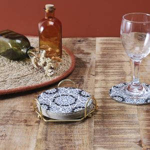 Lot De 10 Dessous De Verre En Bois De Bouleau 10x10cm - Réutilisables Et Personnalisables