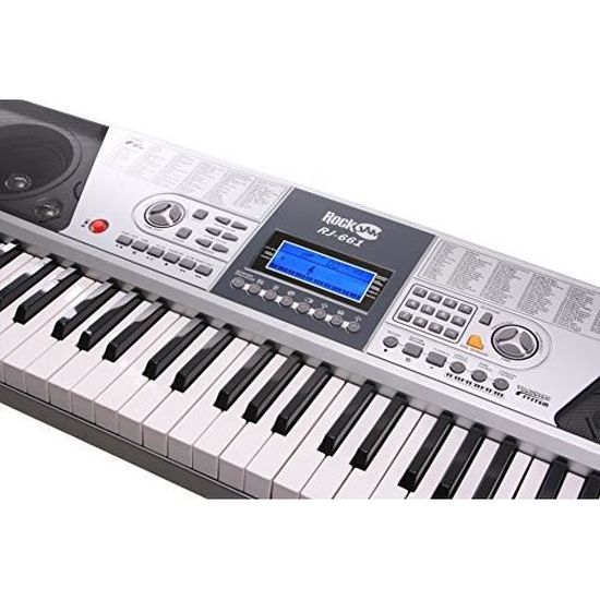 0€11 sur Rockjam - Piano electronique 61 touches - RJ661-SK - Instruments  de musiques - Achat & prix