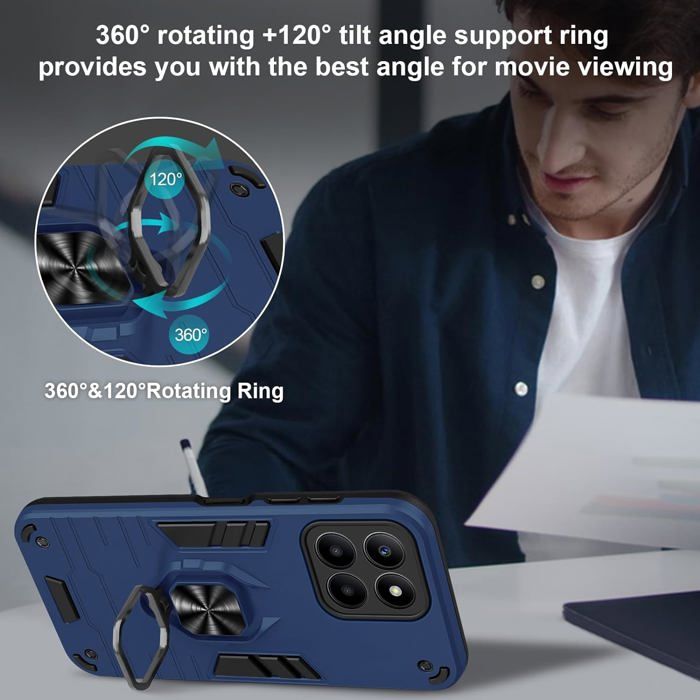 Ganbary Coque pour Honor 70 Lite 5G, [Housse en Cuir PU Premium] [Etui à Rabat] [Pochette de