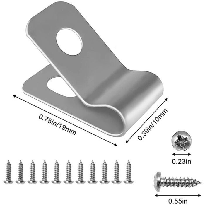 Clips de Carrosserie RC, Acier Inoxydable RC Car Body Clips, 100 Pièces R Clips en Acier Inoxydable, Clips de Corps de Voiture rc pour carrosserie de Voiture, pour 1/10 Boîtier de voiture Clips de Carrosserie RC, Acier Inoxydable RC Car Body Clips, 100 Pièces R Clips en Acier Inoxydable, Clips de Corps de Voiture rc pour carrosserie de Voiture, pour 1/10 Boîtier de voiture