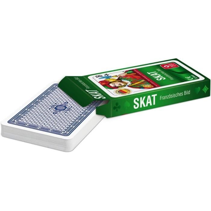 Carte Da Gioco SKAT ASS Altenburger, Mazzo Francese, 10 Pezzi In Scatola Pieghevole