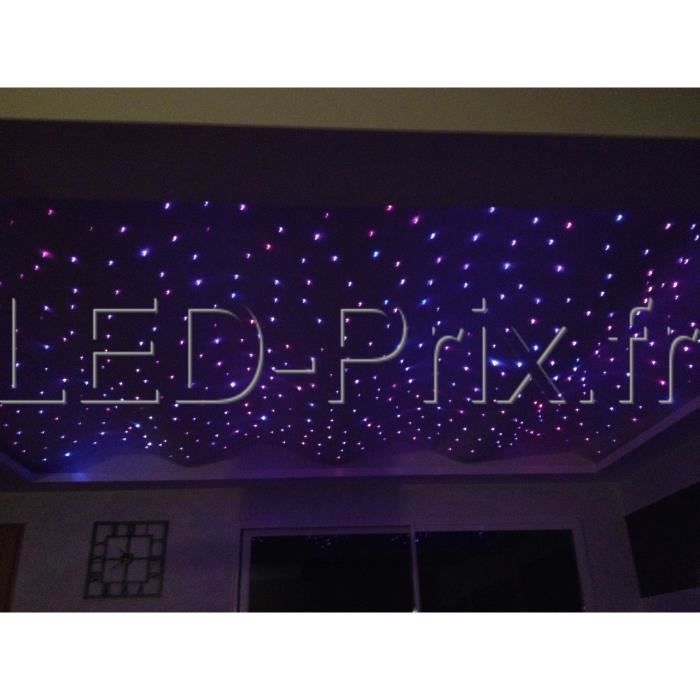 Kit fibre optique ciel étoilé plafond 10m2 Cdiscount Maison