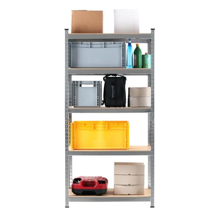 Étagère d'atelier Stagecaptain WBR-175 GR avec plateaux en bois Vert foncé