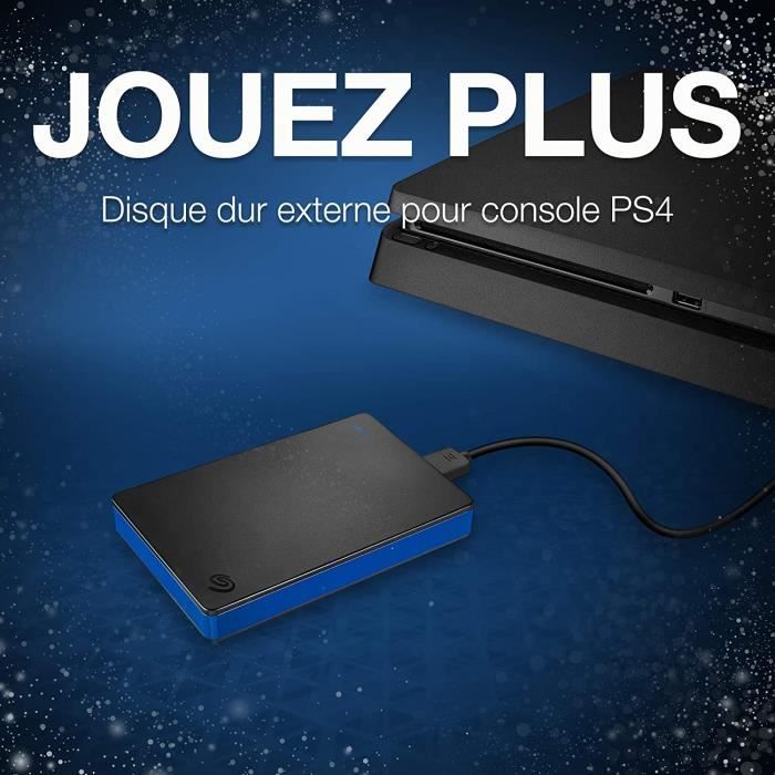 Disque SSD interne Seagate Game Drive pour PS5 2 To Noir