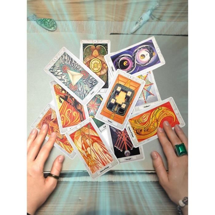 Jeu De Tarot Rond Natudeco – 78 Cartes Vintage, Divination, Débutants Et Experts – Unisexe, Français