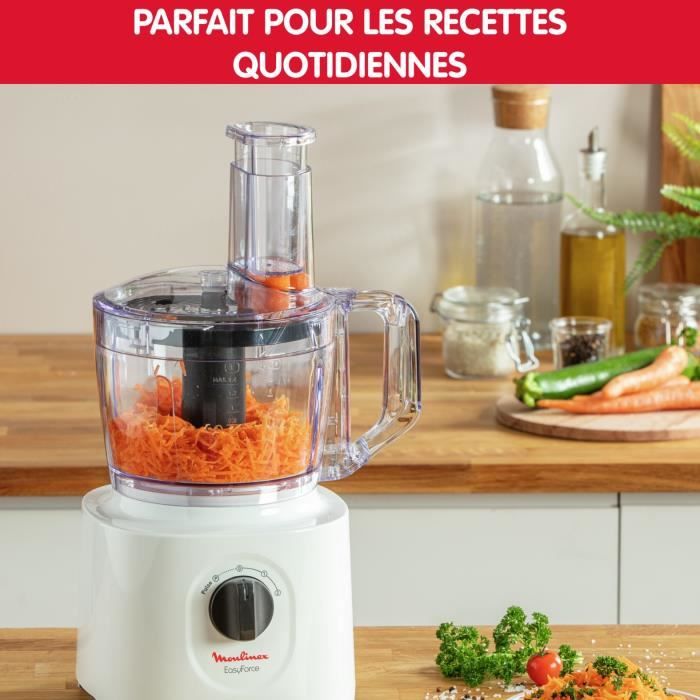 MOULINEX Easy Force Robot multifonction, Capacité utile 1,4 L, 700 W, 5 ...