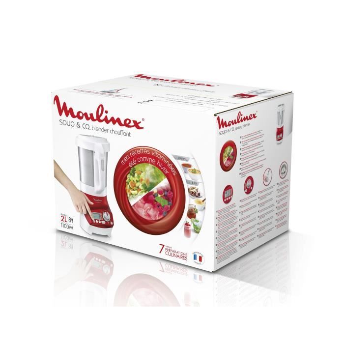 Moulinex Blender Chauffant Soup & Co 1100W 2L LM906110 