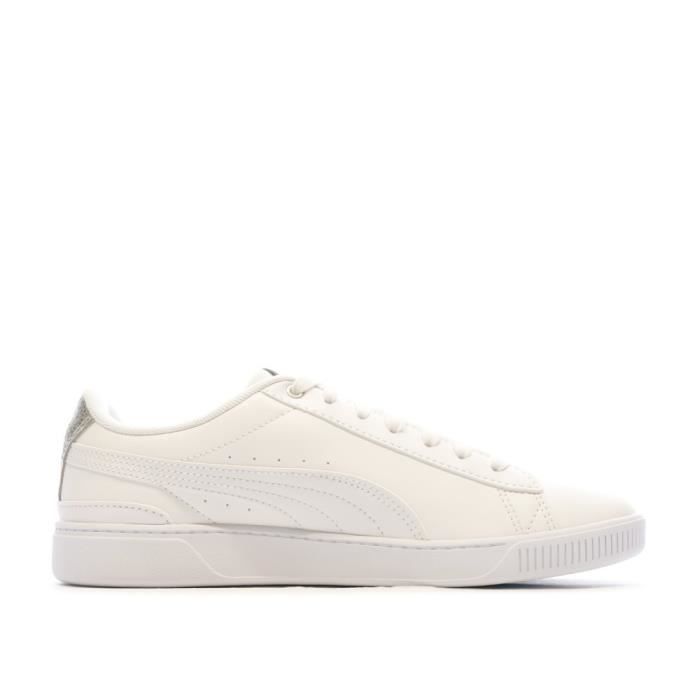 Baskets Blanches Femme Puma Vikky V3 Cdiscount Chaussures