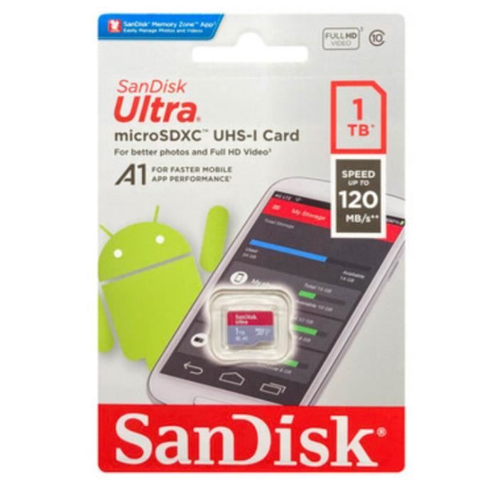 Carte MicroSD Lxuemlu 1024 Go - Classe 10, U3, UHS-I, A2 | Lecture 4K 100 Mo/s | Adaptateur Inclus | Stockage Durable - 5