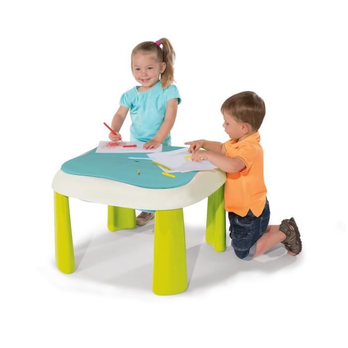 Table D'activités Eau Et Sable Pour Enfants - Double Compartiment - Jeu D'extérieur