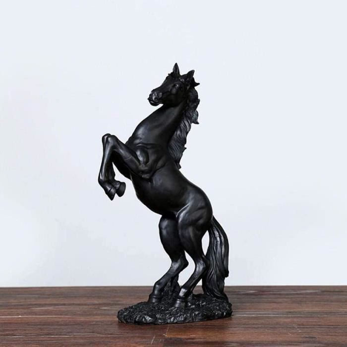 Sculpture D'Art, DéCoration de Cheval Volant de Style EuropéEn, Cadeaux  D'Ouverture de Pendaison de CréMaillèRe Noir - Cdiscount Maison