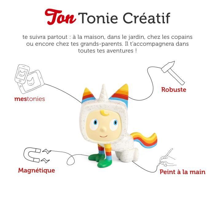 Tonies® - Figurine Tonie Créatif - Licorne - Figurine Audio pour