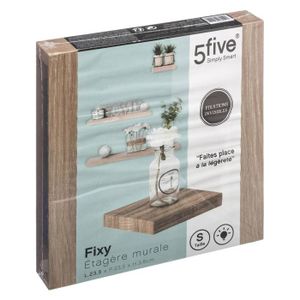 Étagère Murale Fixy Arrondie Beige 5five - 60 X 23,5 Cm - Rangement Pratique Et Élégant