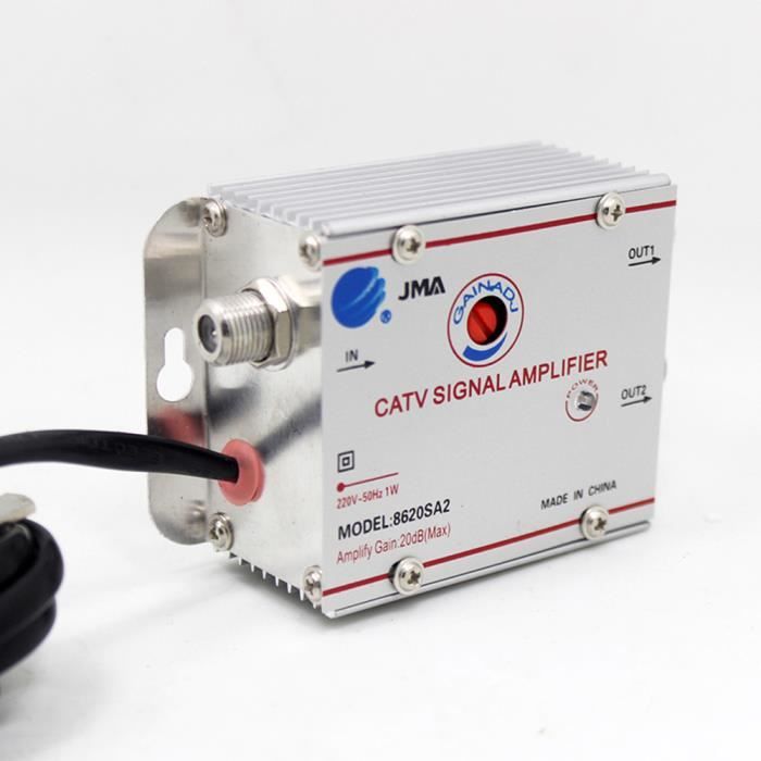 Mini Répartiteur TV Televes 5‑2400 MHz - 2 Sorties - Connexion Facile - Pour Espaces Réduits