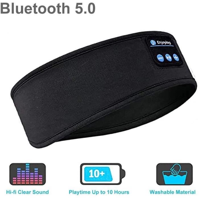 Casque De Sommeil Bluetooth Bandeau Ecouteurs pour Dormir Casque