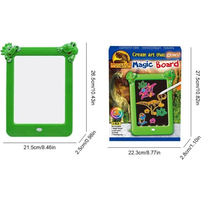 Starvortex 2Pcs Tablette Magnétique Enfant - Mini Ardoise Magique Avec Stylo Pour Dessin Et Écriture