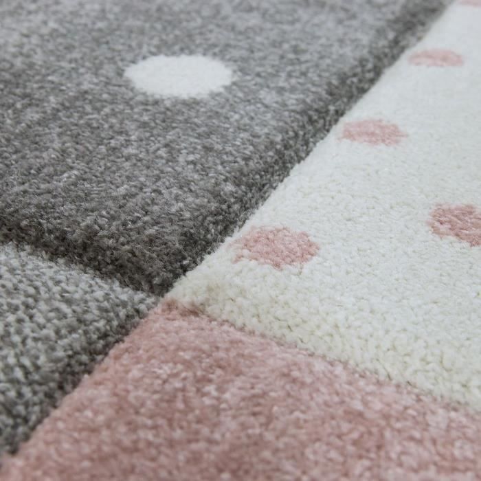 Paco Home Tapis De Jeu Enfant Routes Gris 120x160 Cm - Tapis Chambre Garçons Filles