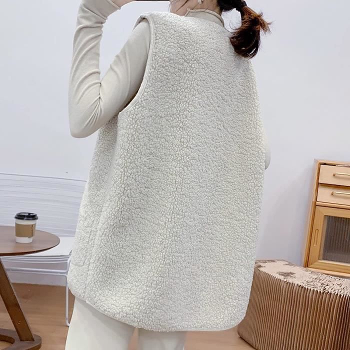 Gilet molletonné femme sale