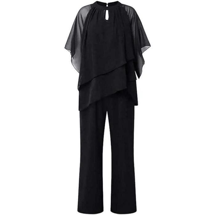 Ensemble Femme 2 Pieces Costume De Soiree Cocktail Bal Marque Inconnue Taille 34 Tulle Noir Noir Cdiscount Pret a Porter