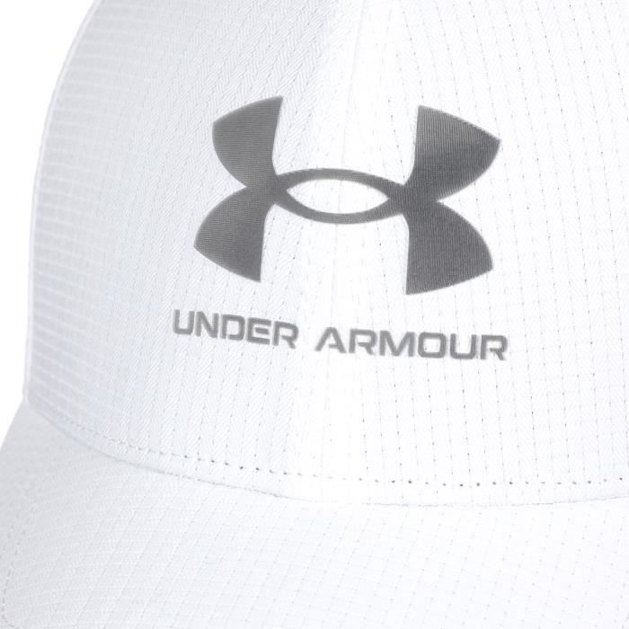 Casquette UNDER ARMOUR Isochill Armourvent STR Homme Blanc Cdiscount Sport