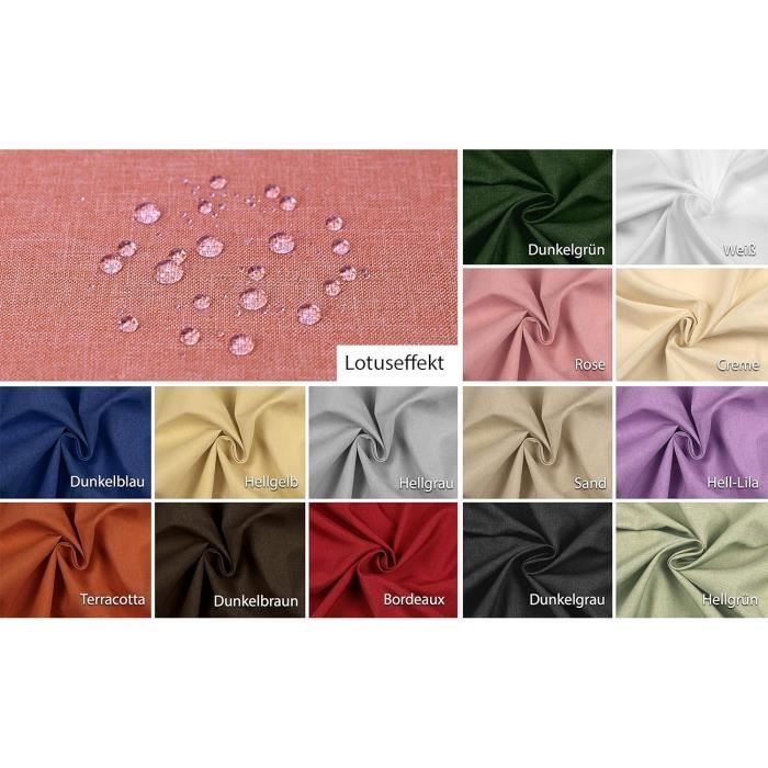 150 cm, Nappe ronde de Noël, résistante aux taches et lavable, grande