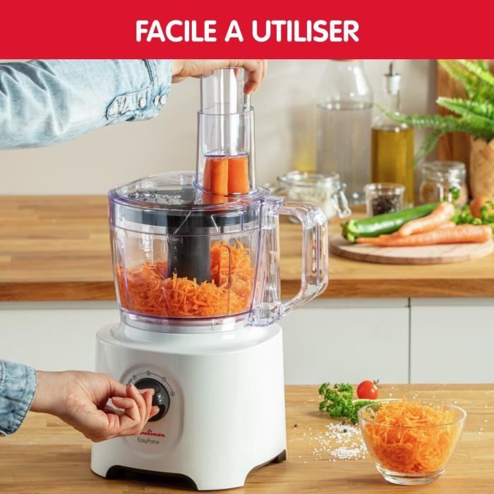 MOULINEX Easy Force Robot multifonction, Capacité utile 1,4 L, 700 W, 5 ...
