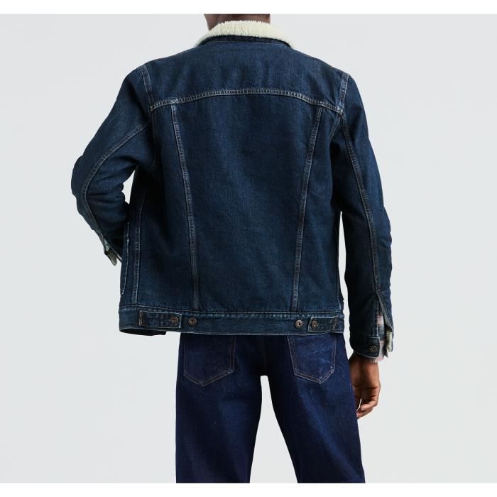 Veste en jean best sale fourrée femme levis