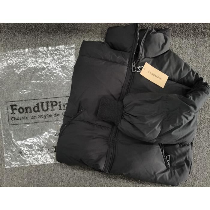 Blouson/doudoune Femme Sans Col - Taille 44 - Noir - Polyester - Occasion Très Bon état