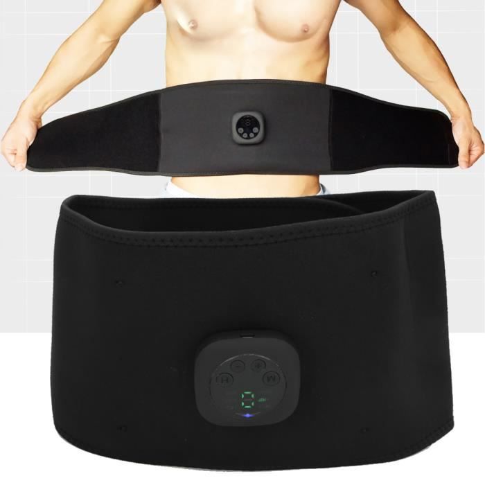 Stimulateur électrique stimulateur musculaire EMS ceinture de vibration  abdominale ABS muscle fesses formateur massage maison - Cdiscount Sport