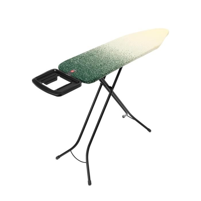 Brabantia - Table à Repasser C - Support de Centrale Vapeur XL - Hauteur Réglable - Pieds Antidérapants - Housse en Coton 100 pour Cent équitable avec Couche de Mousse - Pliable Brabantia - Table à Repasser C - Support de Centrale Vapeur XL - Hauteur Réglable - Pieds Antidérapants - Housse en Coton 100 pour Cent équitable avec Couche de Mousse - Pliable