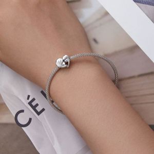 Ciondolo Cuore In Argento Sterling 925 - Charm Per Braccialetti Europei E Collane - Regalo Per Donna E Ragazza - Foto 7
