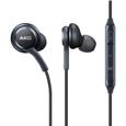 Original AKG EO-IG955 Ecouteurs Intra-auriculaire avec Microphone Contrôle à Distance pour Samsung Galaxy S8 S8+ Noir-0