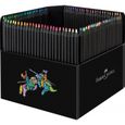 Crayons de couleur - Coloriage - Boîte de 100 crayons - Faber-Castell - Black édition-0