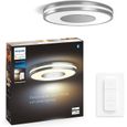 Philips Hue White Ambiance BEING Plafonnier 32W - Blanc (télécommande incluse), compatible Bluetooth-0