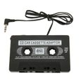 Adaptateur cassette autoradio : brancher lecteur MP3, CD, téléphone - jack 3.5 mm-0