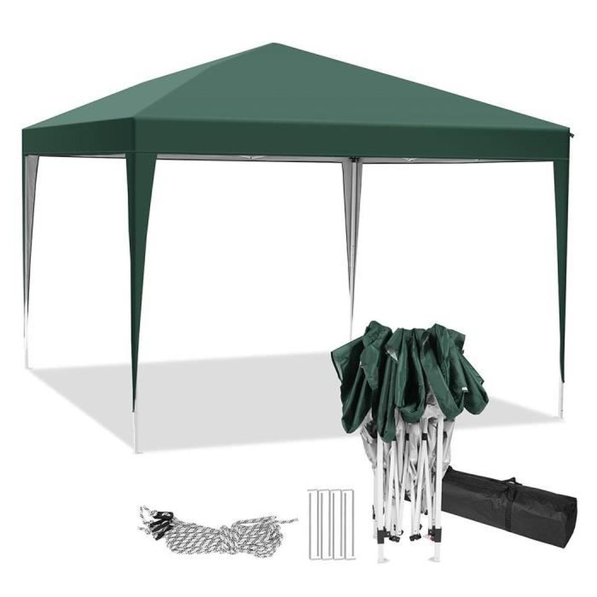 Tonnelle De Jardin Tente 3x3 Barnum Pavillon Pliable Gazebo Tente De Reception Impermeable Protection Uv Vert Achat Vente Tonnelle Barnum Tonnelle De Jardin Tente 3x Cdiscount