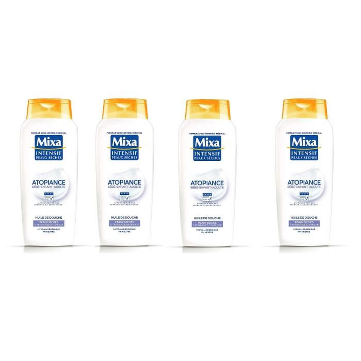 Mixa Intensif Peaux Seches Gel Douche Atopiance 250 Ml Lot De 4 Bebe Enfant Adulte Cdiscount Au Quotidien