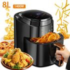 UXFVLZA Friteuse Sans Huile, 8L Airfryer Friteuse à Air avec LED Écran Tactile, Panier Antiadhésif Température Téglable, 1500W