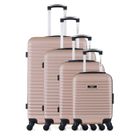 BLUESTAR - Set de 4 Valises BRAZILIA-M 75 cm 4 Roues - rose