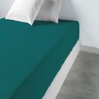 Drap housse uni coton epicea 140 x 190 x 35 cm Les Ateliers du Linge 140 X 190 X 35 EPICEA