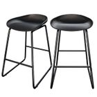 RENDEZ VOUS DECO Lot de 2 chaises pour îlot central H65,5 cm noires - Yoshi - Rendez-Vous Déco