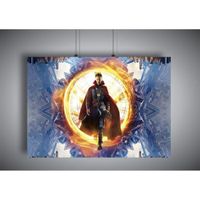 Poster Doctor Strange Marvel Super Hero Power Of Time wall art 01 - A3 (42x29,7cm)
