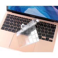 INF Coque clavier pour MacBook Air 13" en silicone Transparent   
