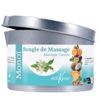  MFB Provence® - Bougie de massage Végétale au Monoï 175 ml - Fabriquée en France 