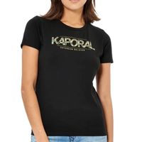 T-shirt Noir Femme Kaporal Jall