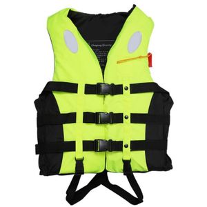 SURENHAP Gilet Sauvetage flottant imperméable à l'eau de sécurité réglable  de veste d'EPE avec sifflet - Cdiscount Sport