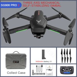 Mobiliarbus RC Drone CSJ X7 Pro GPS avec cam/éra 4K 5G WiFi Cardan 2 Axes sans balais Positionnement du Flux Optique Piste Vol Poi Vol Suivez-Moi Geste Photo Vid/éo Portable Sac /à Dos 1 Batterie