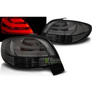 Paire de feux phares Peugeot 207 06-12 Daylight led noir