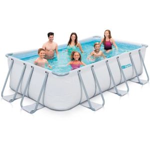 piscines bains hydromassants equipement pieces de piscine bache bleu 4 saisons piscine rectangulaire hors sol power frame multi format